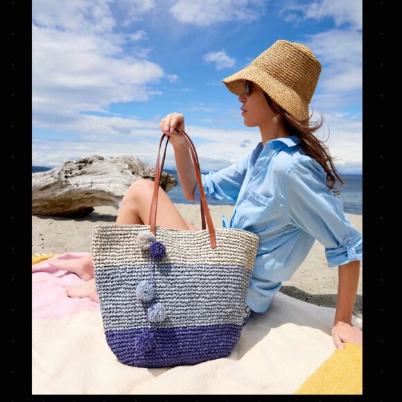 Lu & Elle - Oasis Tote - Blue - Picture 4 of 4